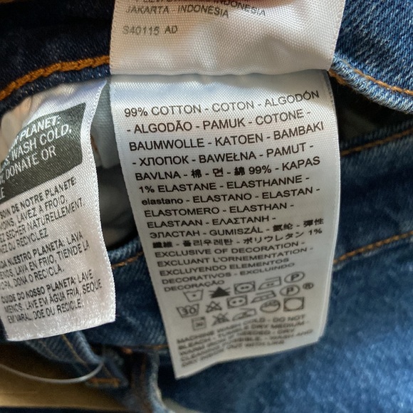 NWT Levi’s 501 original jeans - Picture 4 of 5